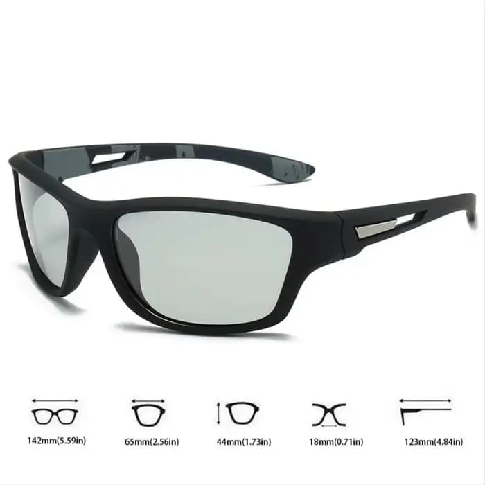 Lunettes de soleil photochromiques polarisées vintage pour hommes et femmes