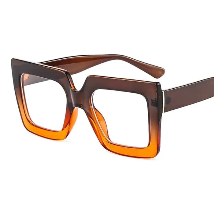 Monture de lunettes carrée surdimensionnée pour femmes