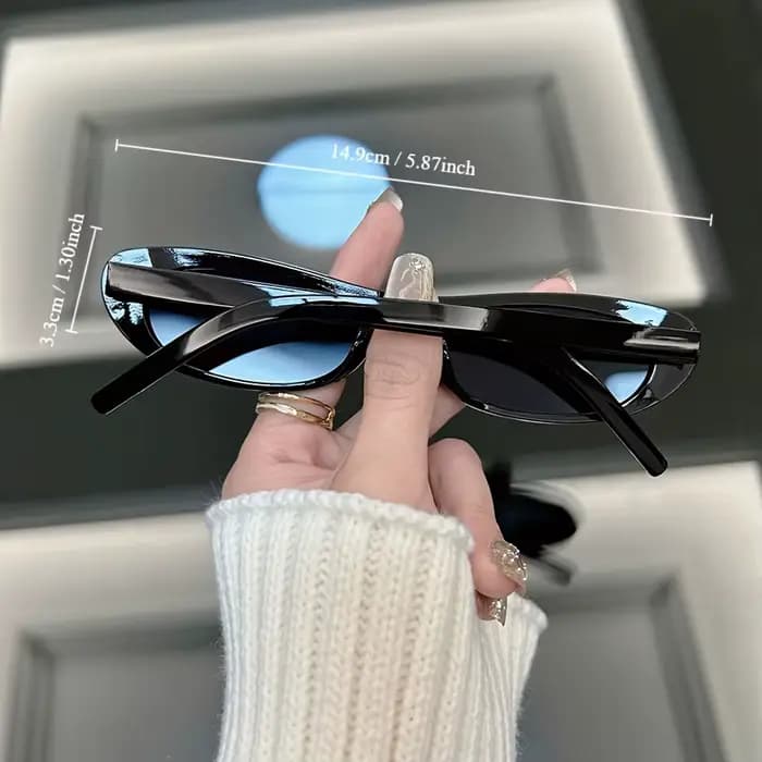Petites lunettes de soleil carrées vintage pour femmes
