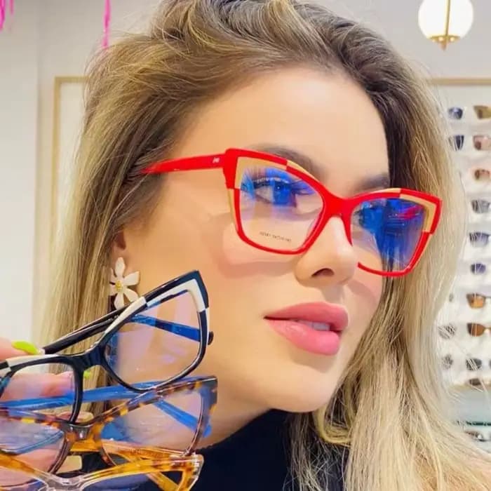 Samjune – lunettes de soleil œil de chat pour femmes