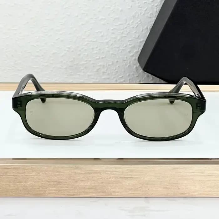 Nouvelles Lunettes de Soleil Ovales Artisanales Japonaises 2026 de Haute Qualité avec Protection UV400 pour Hommes et Femmes