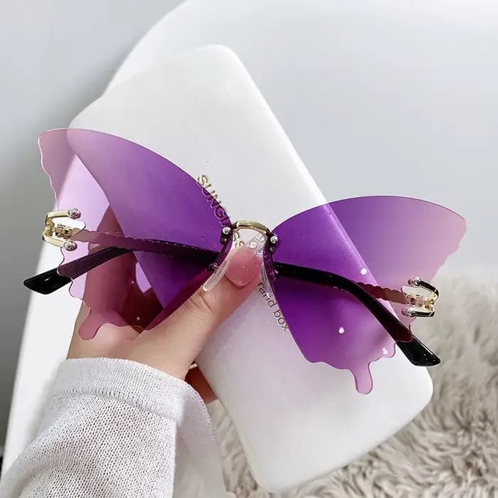 Nouvelles lunettes de soleil papillon pour femmes