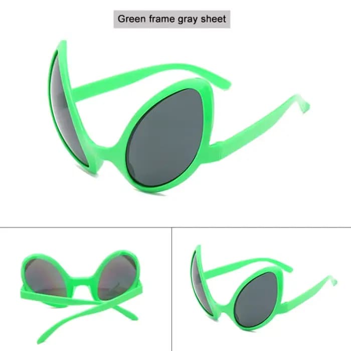 Lunettes de soleil fantaisie vertes