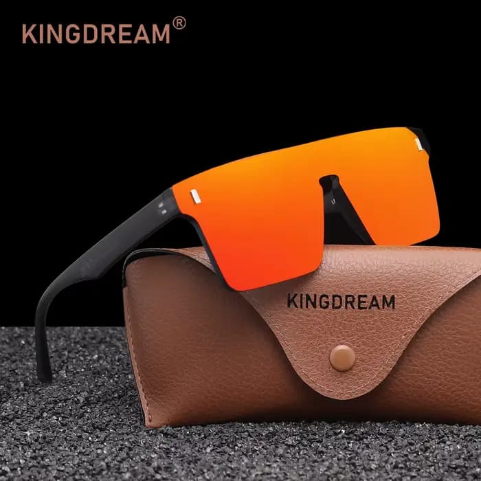 KINGDREAM – lunettes de soleil polarisées sans monture pour hommes et femmes