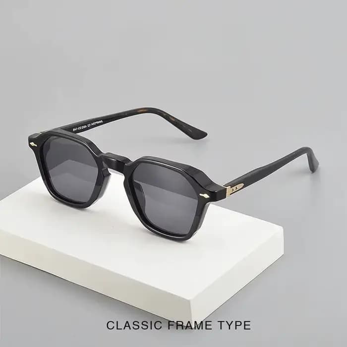 Lunettes de soleil japonaises faites à la main en acétate épais