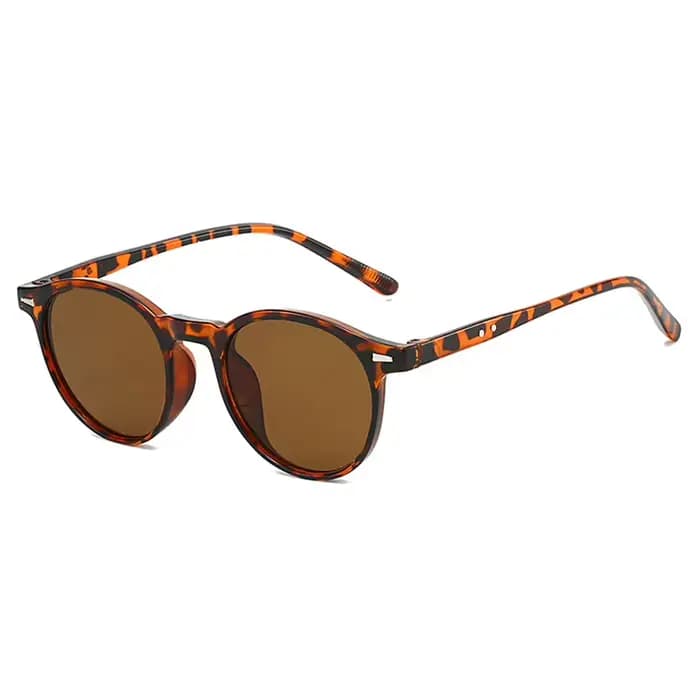 Lunettes de soleil rondes vintage punk pour femmes