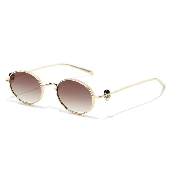 Lunettes de soleil ovales de luxe pour femmes