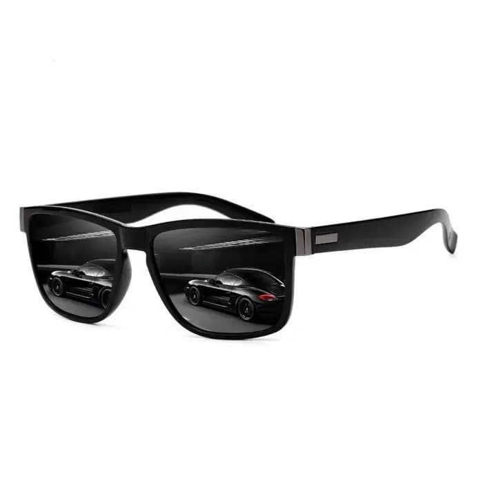 Lunettes de soleil carrées à motif vintage pour hommes et femmes