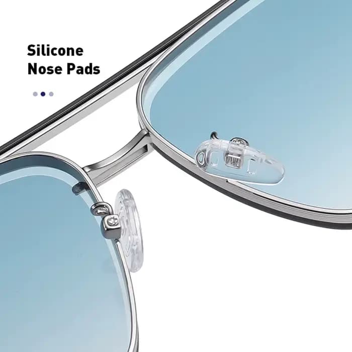Nouvelles lunettes De Soleil dégradées pour hommes mode métal grand cadre