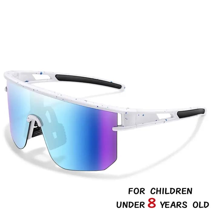 Lunettes de soleil de cyclisme pour enfants de 3 à 8 ans