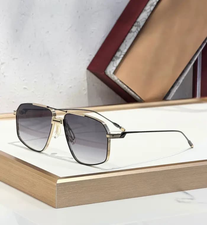Lunettes de soleil aviateur surdimensionnées JAGGER – Alliage de luxe