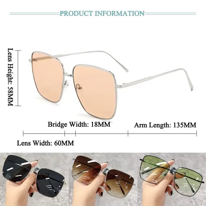 Lunettes de soleil femmes luxe carré hommes conduite voyage marque Design dégradé Vintage