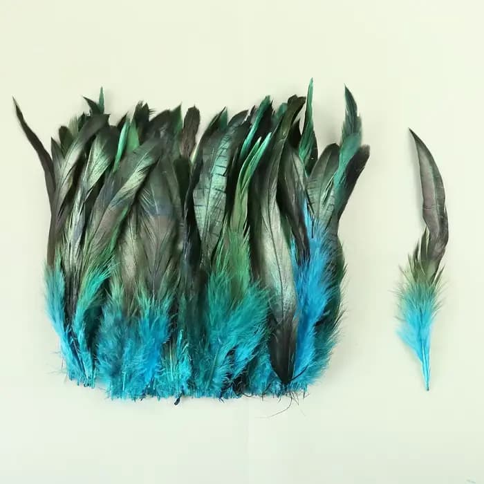 Plumes de selle de coq de faisan naturel, 800 à 1000 pièces, vente en gros, pour bricolage, artisanat domestique, bandes de Plume, couture, fabrication de franges