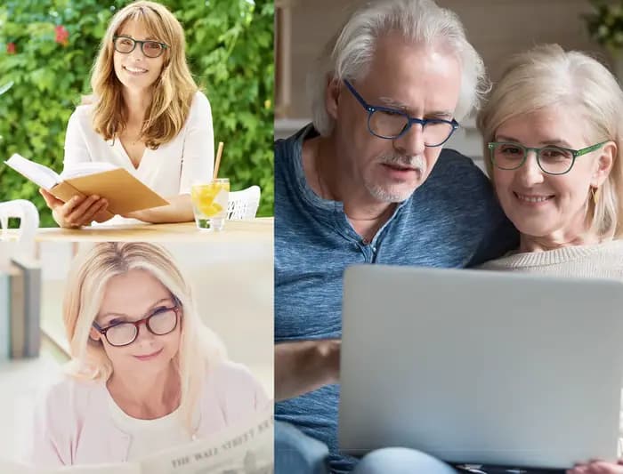 MODFANS – lunettes de lecture rondes aspect bois pour hommes et femmes