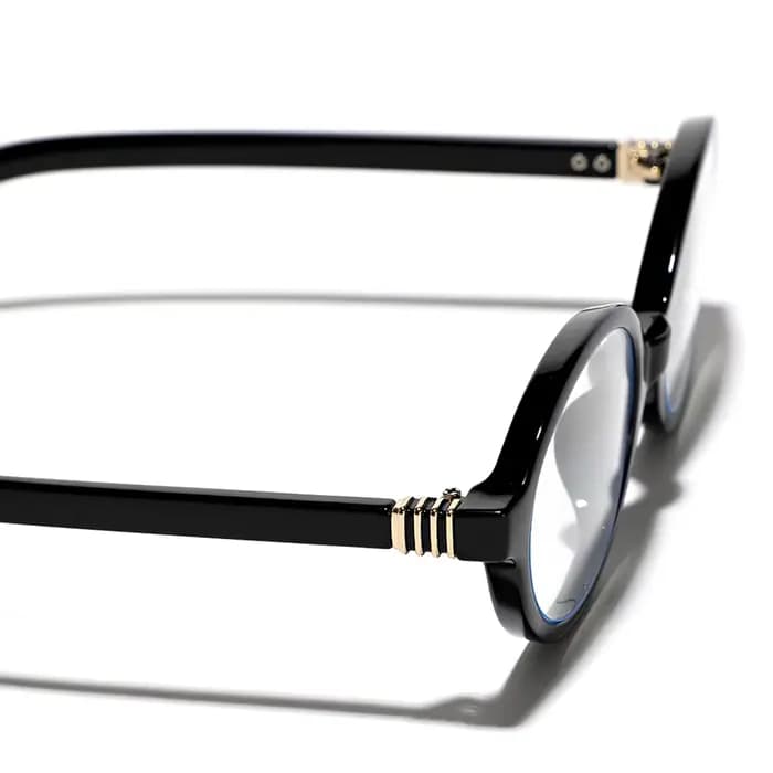 Lunettes ovales Peekaboo anti-lumière bleue