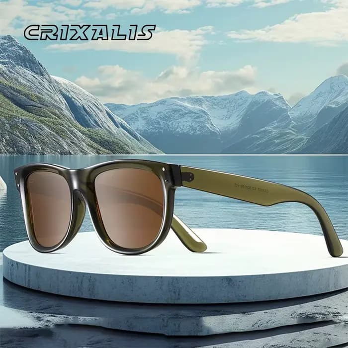 CRIXALIS lunettes de soleil incurvées pour femmes Vintage mode tendance drôle petits années 90 carrés