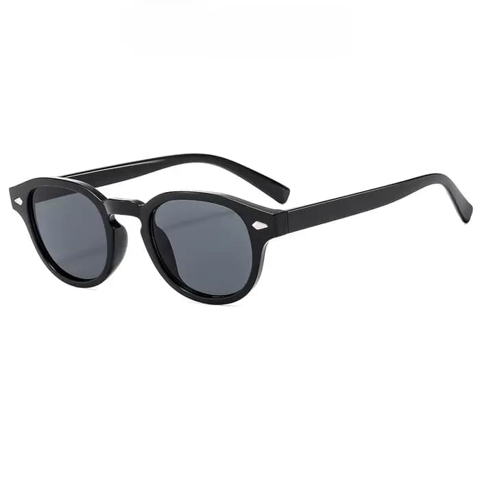 Lunettes de soleil rondes en écaille de tortue vintage pour femmes et hommes