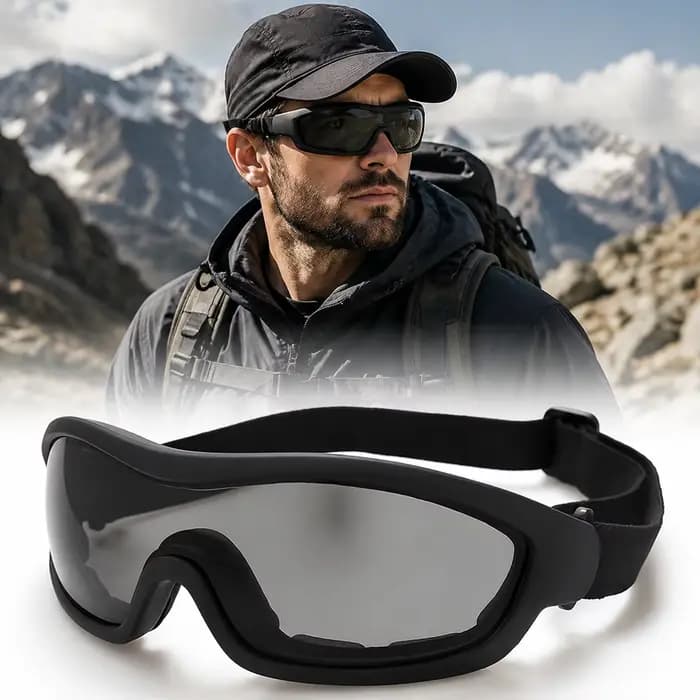 Lunettes de moto tactiques