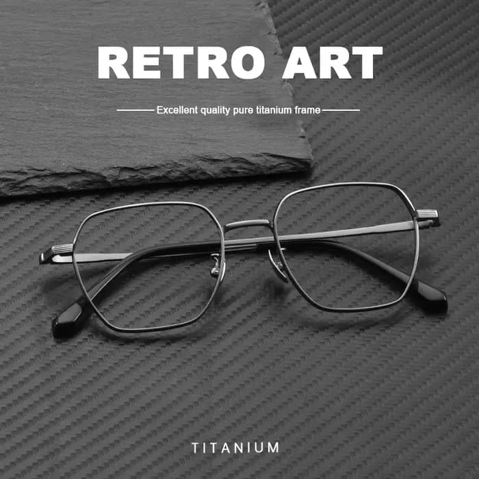 Lunettes Anti-bleu ultralégères en titane pur pour hommes