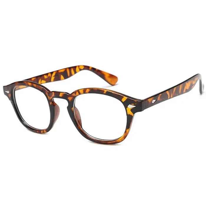 Johnny Depp Style lunettes homme Vintage rond Rivet