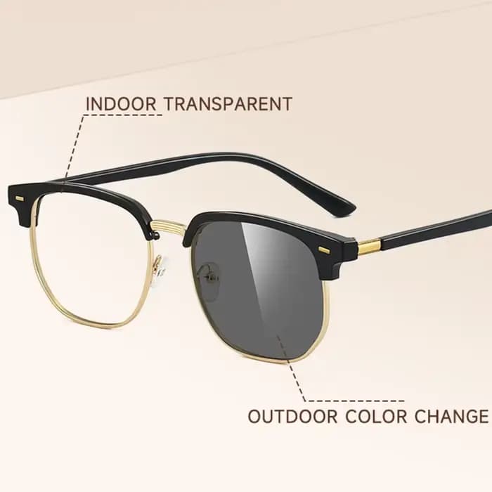 COOLMEN – lunettes de soleil photochromiques classiques pour hommes et femmes