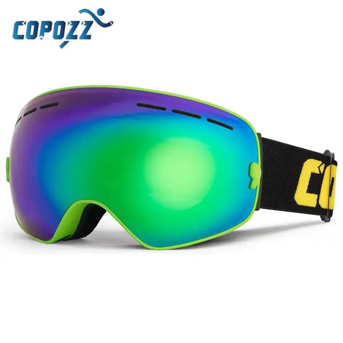 COPOZZ marque lunettes de Ski Double couches UV400 Anti-buée grandes