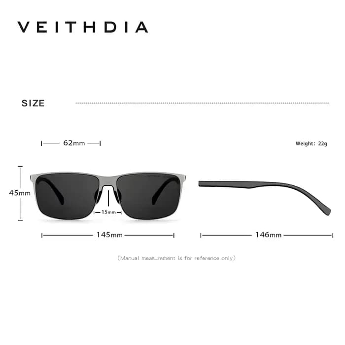 VEITHDIA marque lunettes de protection polarisées hommes Sport de plein air conduite