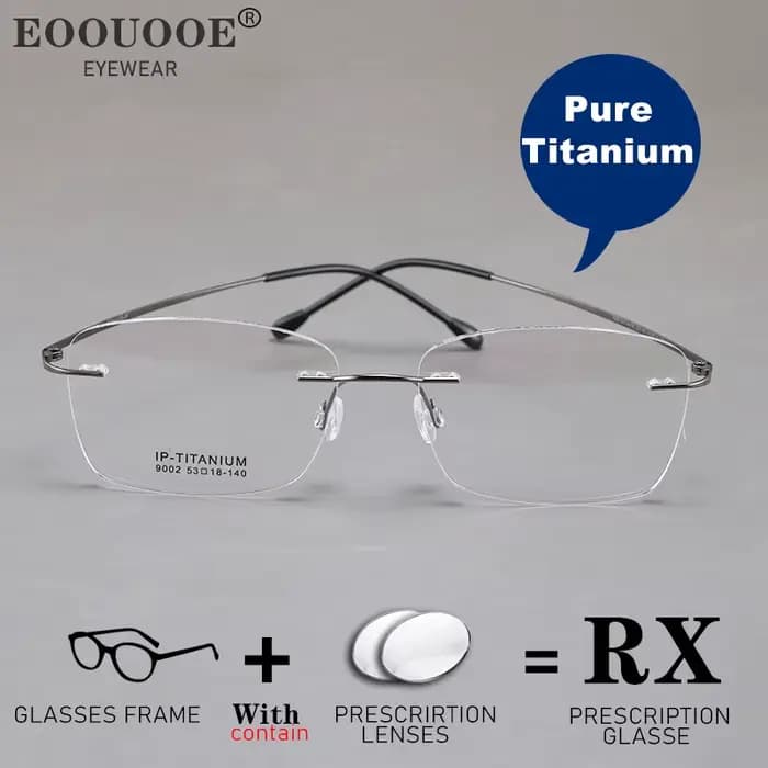 Lunettes urltra-légères sans bords 2g