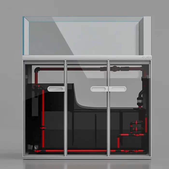 Grand réservoir de poissons en verre de Style moderne, fournitures d'aquarium de poissons marins, supports d'aquarium en vente