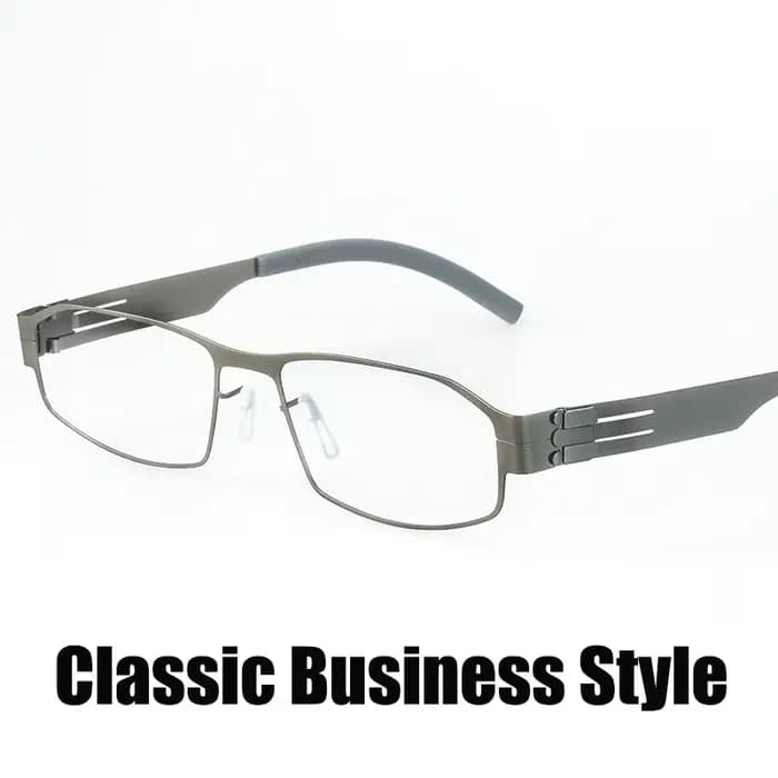 Classique affaires lunettes carrées allemagne marque pilote voiture