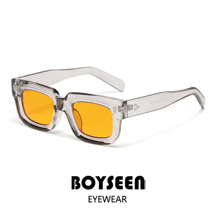 Lunettes de soleil à monture épaisse de Style Hip-hop pour hommes
