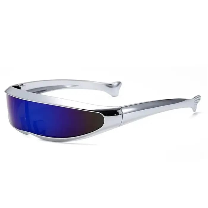 Lunettes de soleil futuristes plaquées personnalisées