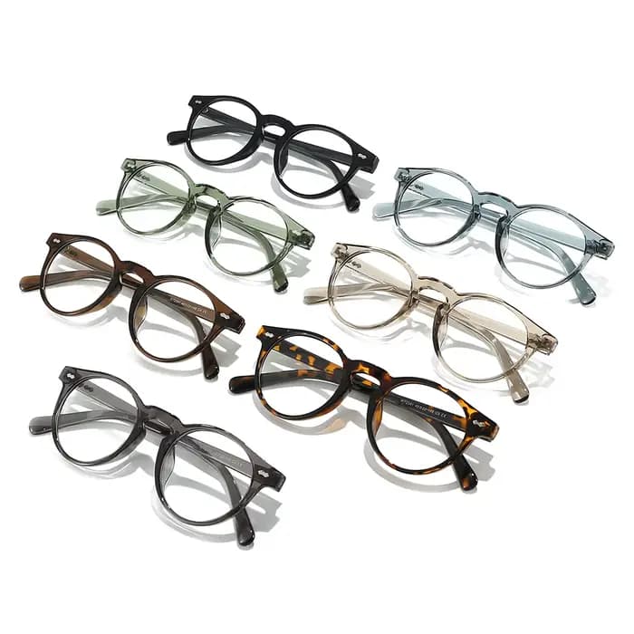 Lunettes à monture ronde TR90 de nouveau style classique rétro – Accessoire streetwear indispensable pour hommes et femmes à la mode