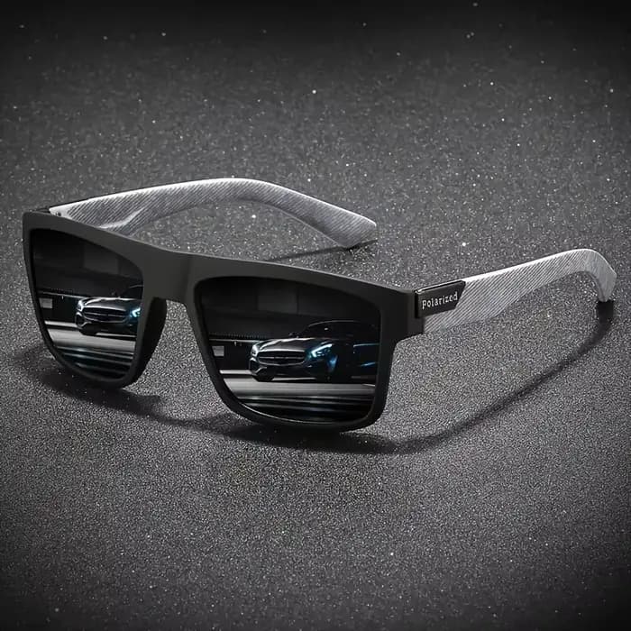 6 paires de lunettes de mode hip-hop colorées de forme carrée