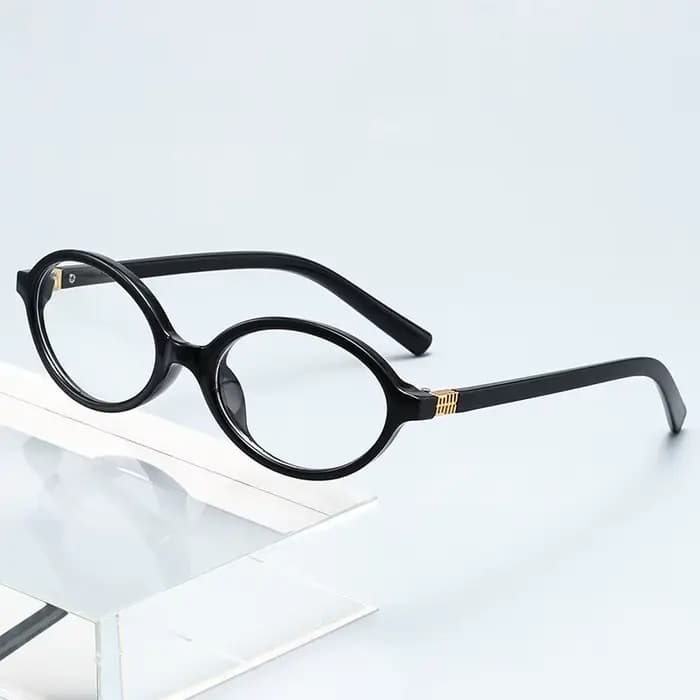 Petites lunettes de soleil ovales tendance à motif léopard pour femme