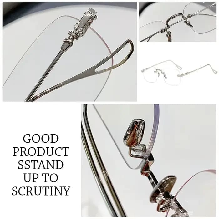 Lunettes de lecture sans monture pour hommes