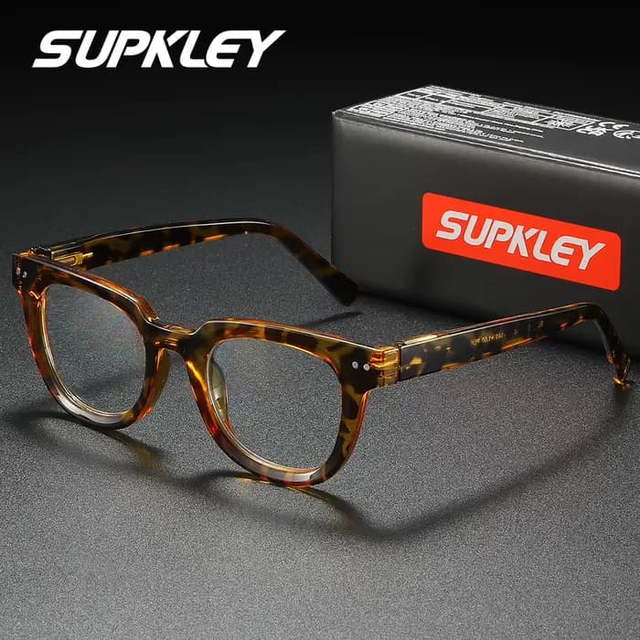 SUPKLEY Lunettes de lecture unisexes de haute qualité avec montures ovales