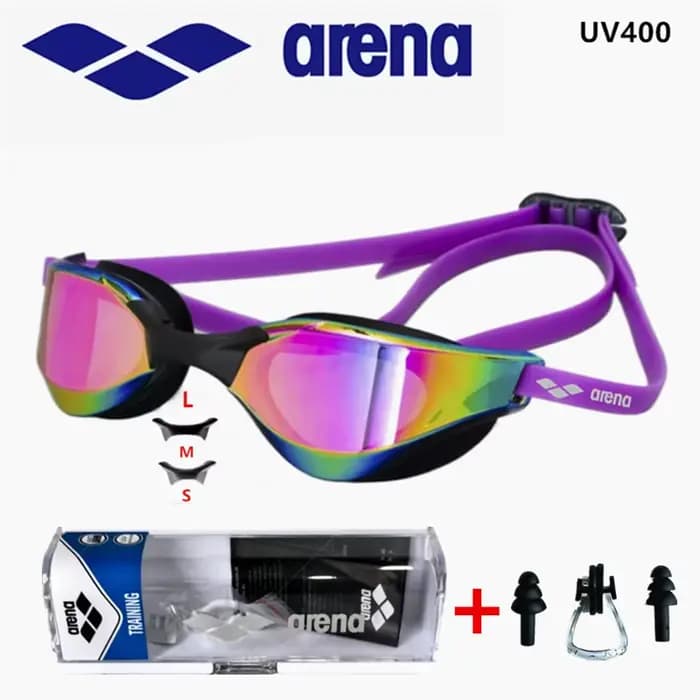 ARENA – lunettes de natation haute définition pour adultes, étanches, Anti-buée, Protection UV400, équipement de compétition et d'entraînement