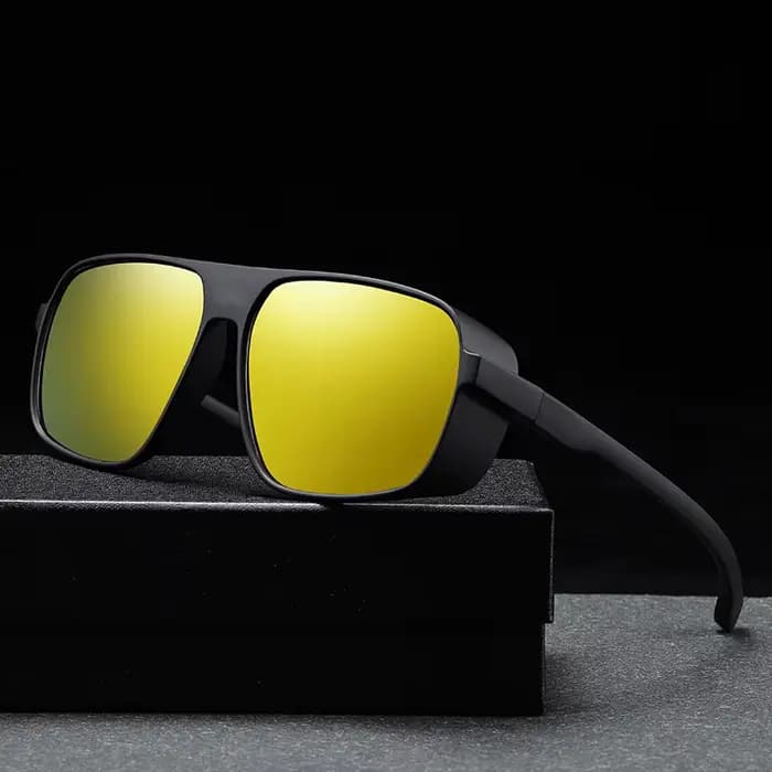 Lunettes de soleil carrées tendance pour hommes