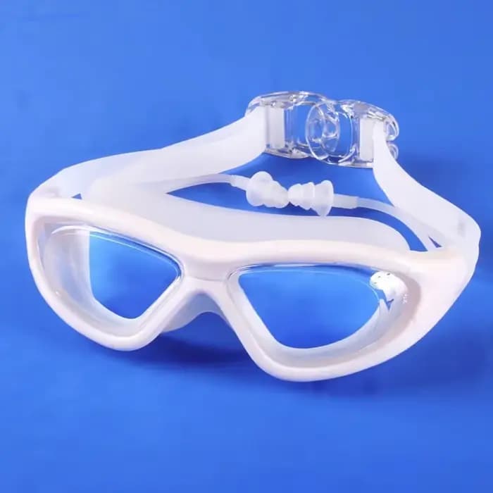 2 à-9 myopie lunettes de natation hommes femmes grand cadre HD Transparent Anti-buée