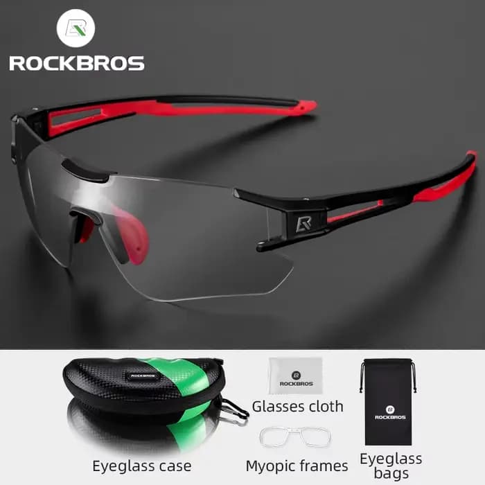 ROCKBROS lunettes de vélo lentille photochromique UV400