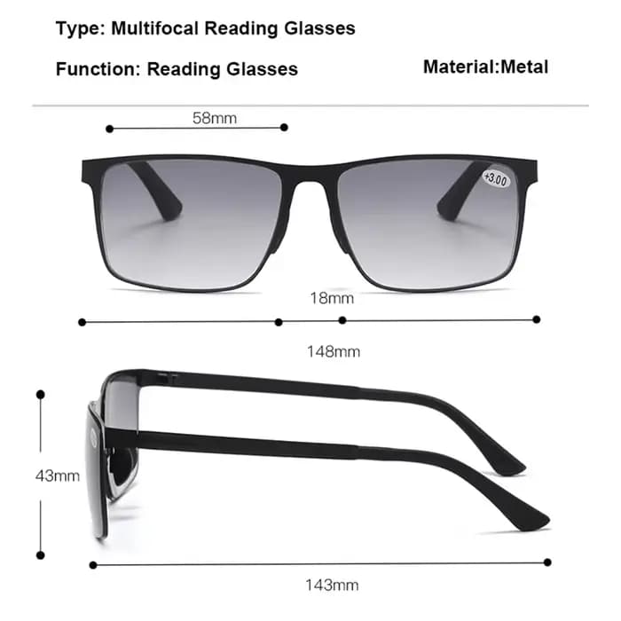 Lunettes de soleil sur mesure avec verres personnalisés pour myopie et presbytie