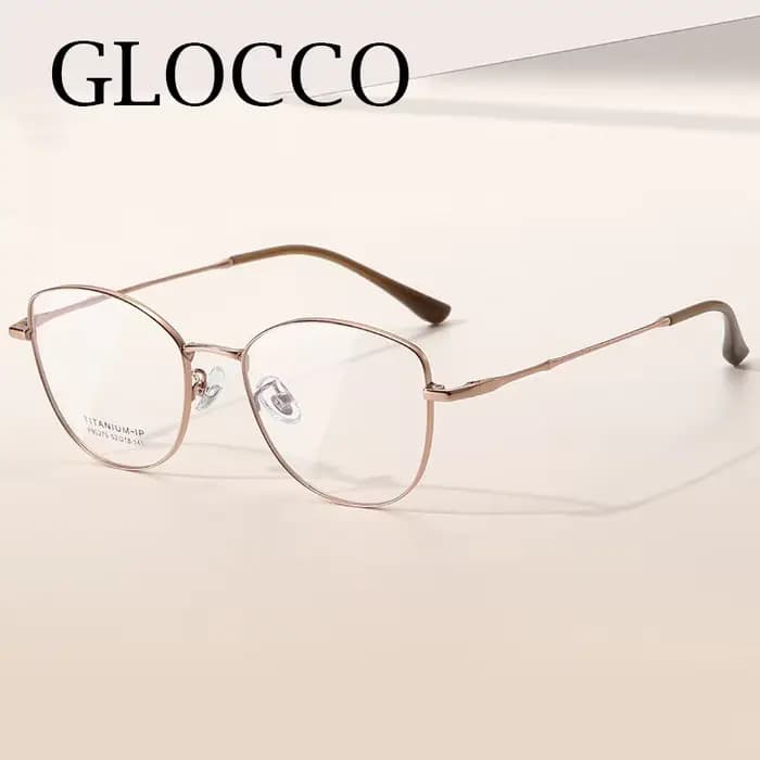 Lunettes de vue anti-lumière bleue en titane pur ultralégères