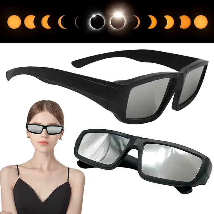 Lot de 1/2/3/5 lunettes d'observation d'éclipse solaire certifiées ISO