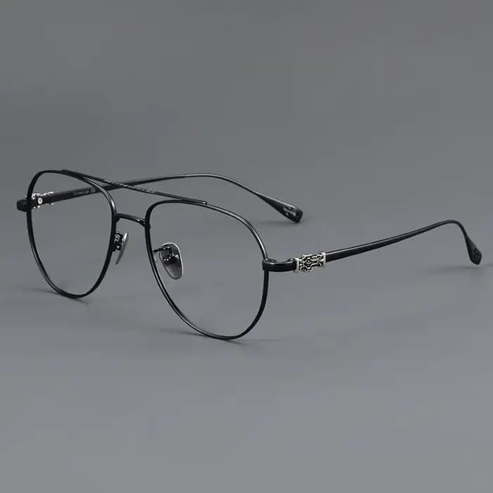 FIRADA mode lunettes rétro pur titane aviateur