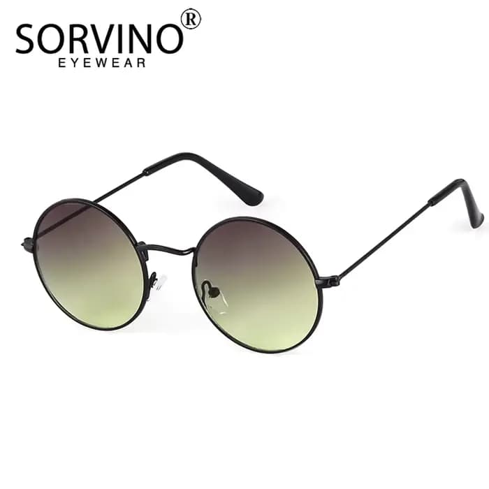 SORVINO Steampunk lunettes de soleil rondes marque de luxe concepteur hommes femmes lentilles rouges rétro Vintage