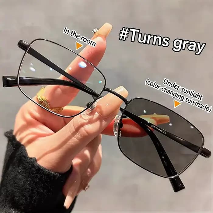 Lunettes de soleil caméléon rétro photochromiques