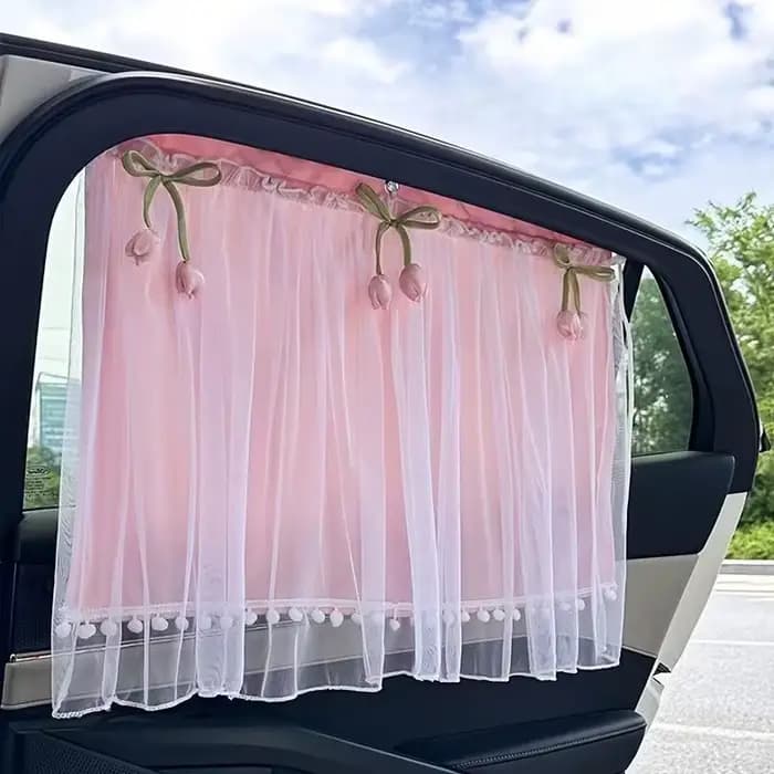 Pare-soleil de voiture à double couche réfléchissant la chaleur, protection solaire pour pare-brise de véhicule, utilisation en parking