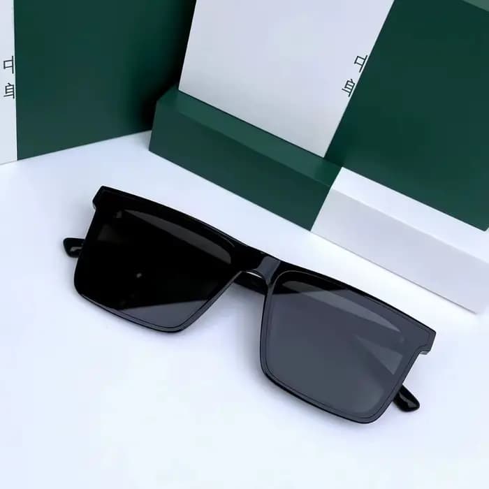 Lunettes de soleil à monture carrée punk pour femmes et hommes