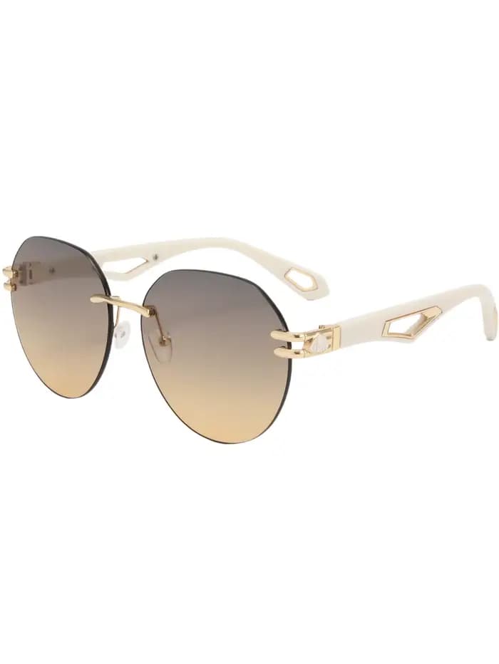 Nouveau Joker mode lunettes de soleil rétro personnalité sans cadre tendance rue